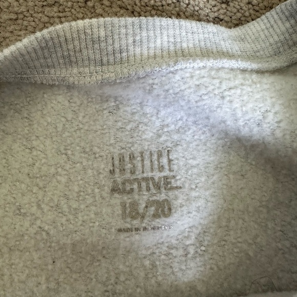 Girls Justice crewneck sweater 18/20 - Picture 2 of 2